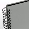 ZEP Spiralalbum Misty grau 25x25 cm 50 schwarze Seiten