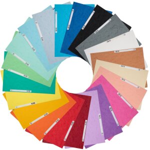 Exacompta Sammelmappe mit Gummizug 3 Klappen 400g DIN A4 sortierte Farben