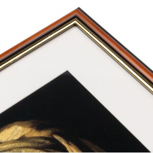 Деревянная рамка Henzo Верона 40x60 см темно-коричневая с пассатижами 30x45 см