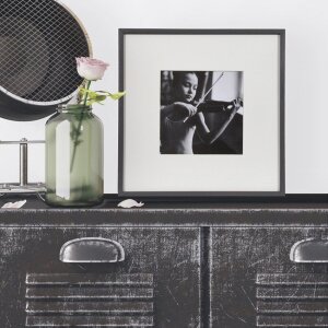 Henzo Viola Holzrahmen 50x50 cm dunkelgrau