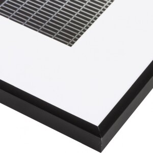 Henzo алюминиевая рама Manhattan black 40x40 см с пассатижами 30x30 см