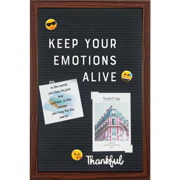 Деревянная доска для писем Henzo 30x45 см темно-коричневая