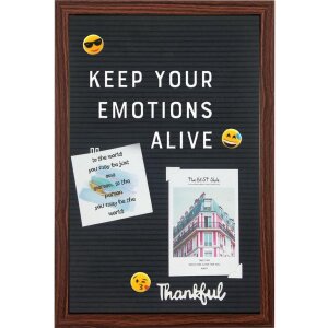 Деревянная доска для писем Henzo 30x45 см темно-коричневая