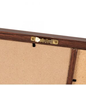 Henzo Доска для писем 37,5x52,5 см темно-коричневая Высококачественные деревянные буквы Emojis