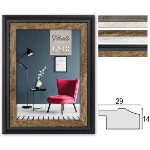 ZEP Bilderrahmen Enna 10x15 cm bis 30x40 cm Holzoptik