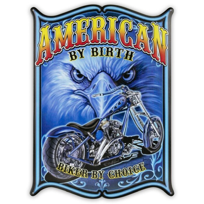 Жестяной знак ZEP американский 35x45 см