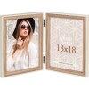 ZEP Holz-Fotorahmen Kriss Doppelrahmen Scharnierrahmen 10x15 cm bis 15x20 cm