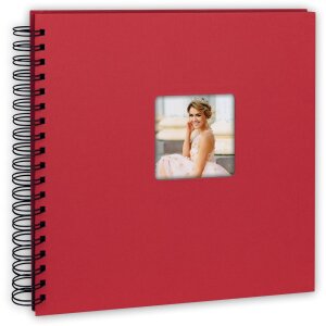 ZEP Spiralalbum Misty Papiereinband Fenster 50 schwarze Seiten 21x16 25x25 31x31