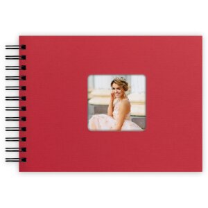 ZEP Spiralalbum Misty Papiereinband Fenster 50 schwarze Seiten 21x16 25x25 31x31