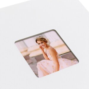 ZEP Spiralalbum Misty Papiereinband Fenster 50 schwarze Seiten 21x16 25x25 31x31