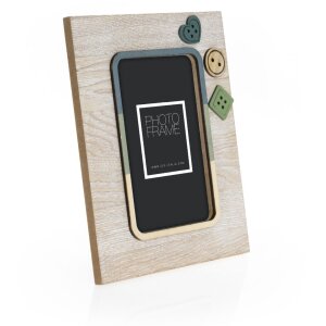 ZEP Holz-Fotorahmen Blazer 10x15 cm und 13x18 cm Knöpfe