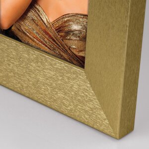 ZEP Holzrahmen Glam Gold Silber 10x15 cm bis 20x30 cm mit Aufsteller