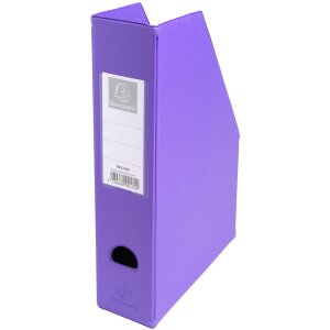 Exacompta Stehsammler PVC 70mm Pastell sortiert Etikettenhalter Griffloch