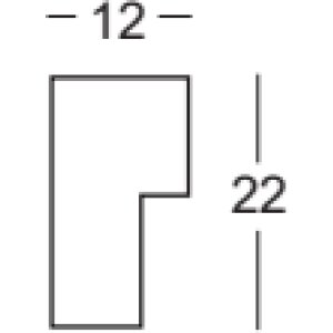 Деревянная рамка Walther Севилья антрацит 30x40 см антибликовое стекло
