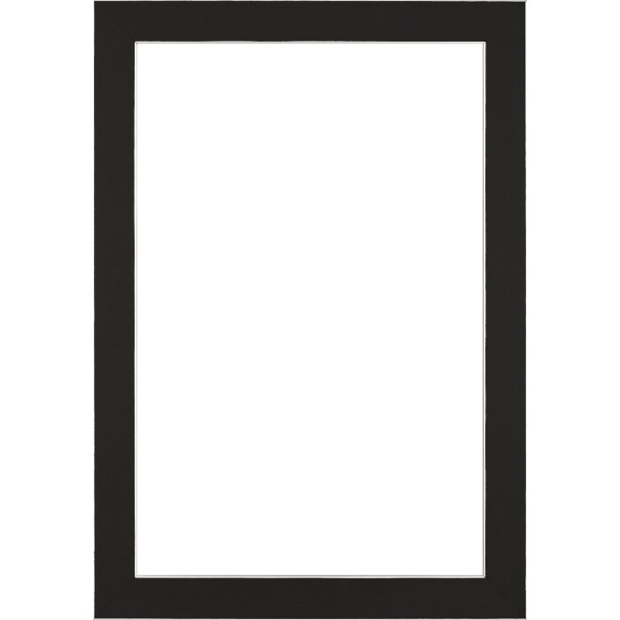 Деревянная рамка Walther Бильбао с серебряным кантом 25x80 см черное антибликовое стекло