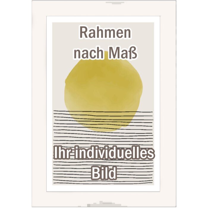 Деревянная рамка Walther Sabadell 50x100 см белое антибликовое стекло