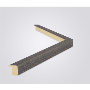 Деревянная рамка Walther Мадрид 24x30 см структура серый дуб прозрачное стекло