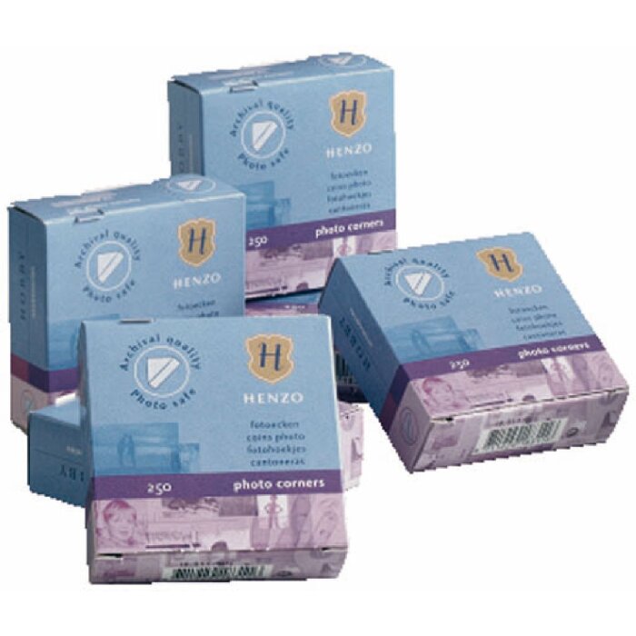 Уголки для фотографий Henzo 250 штук прозрачные