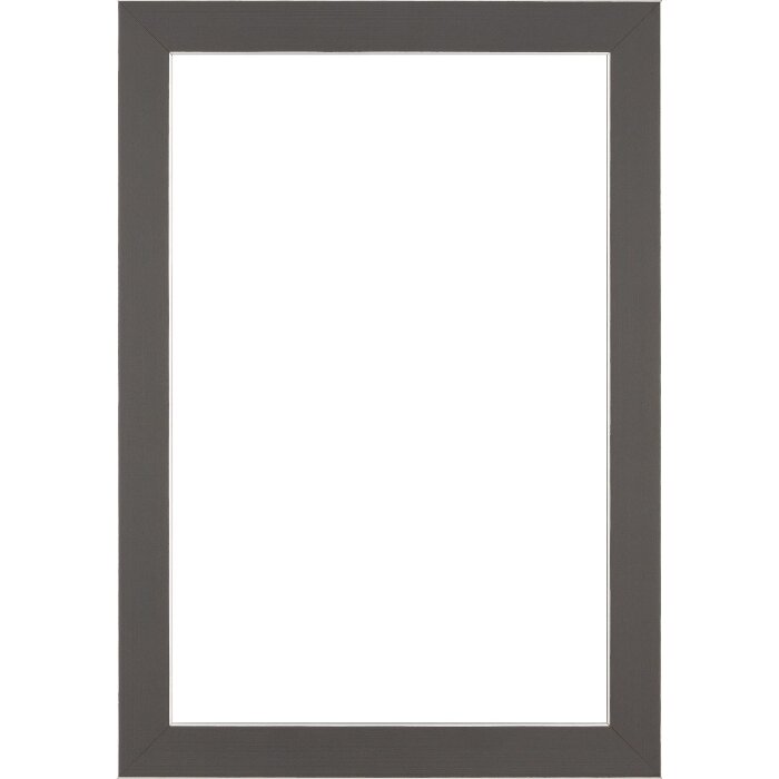 Деревянная рамка Walther Бильбао с серебряным кантом 45x60 см серое прозрачное стекло