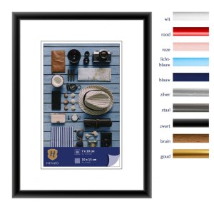 Henzo Kunststoffrahmen Napoli 10x15 cm schwarz