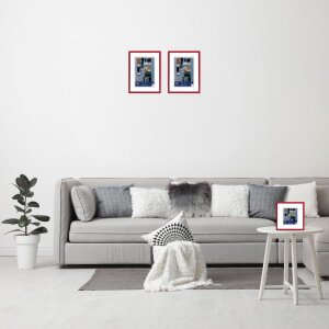 Рамка Henzo пластиковая Napoli 13x18 см красная