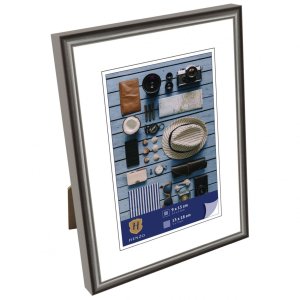 Kunststoffrahmen Napoli 13x18 cm stahl