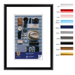 Henzo Kunststoffrahmen Napoli 15x20 cm schwarz