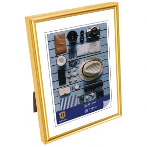 Kunststoffrahmen Napoli 18x24 cm gold