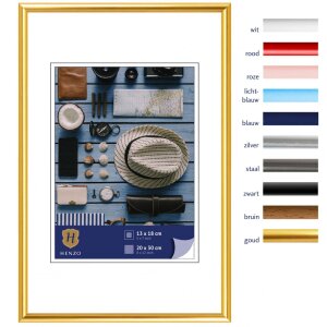 Kunststoffrahmen Napoli 20x30 cm gold