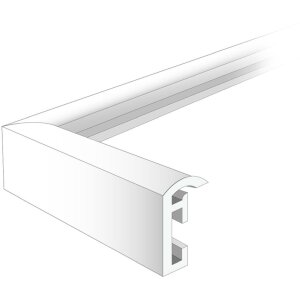 Рамка Henzo пластиковая Napoli 20x30 см черная