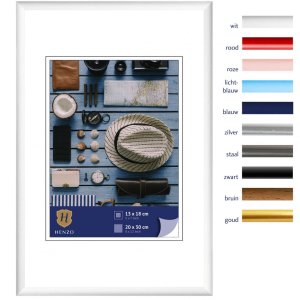 Kunststoffrahmen Napoli 20x30 cm weiß