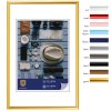 Henzo Napoli Kunststoffrahmen 21x29,7 cm gold DIN A4 Urkundenrahmen