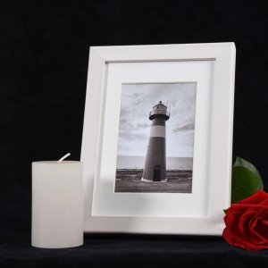 Bilderrahmen Jardin 13x18 weiß Holzrahmen