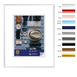 Henzo Kunststoffrahmen Napoli 24x30 cm weiß