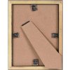 Henzo Holzrahmen Jardin Schwarz 15x20 cm Kastenprofil Klarglas Passepartout