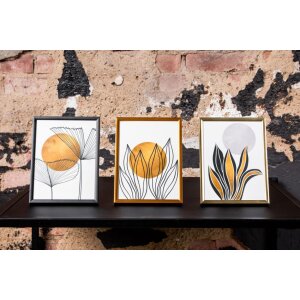 Фоторамка 20x30 см алюминиевая Manhattan в золотом цвете