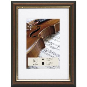 Деревянная фоторамка Verona 15x20 см темно-коричневая