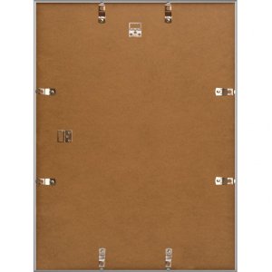 Kunststoffrahmen Napoli 30x40 cm silber