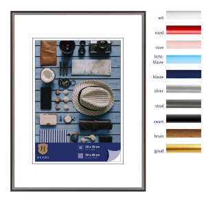 Kunststoffrahmen Napoli 30x40 cm stahl