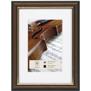 Деревянная фоторамка Henzo Верона темно-коричневая 18x24...
