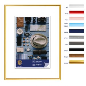Henzo Kunststoffrahmen Napoli 30x45 cm gold