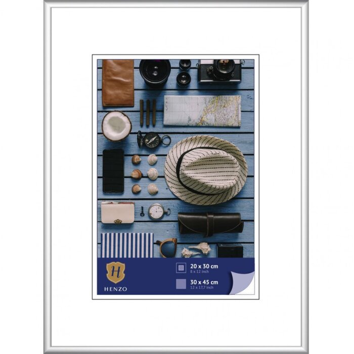 Пластиковая рамка Napoli 30x45 см серебристая