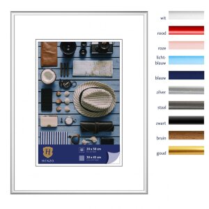 Пластиковая рамка Napoli 30x45 см серебристая