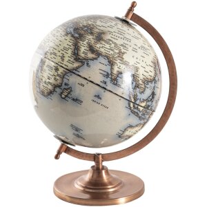 Clayre & Eef 64910 Глобус Deco серый, зеленый 22x22x30 см