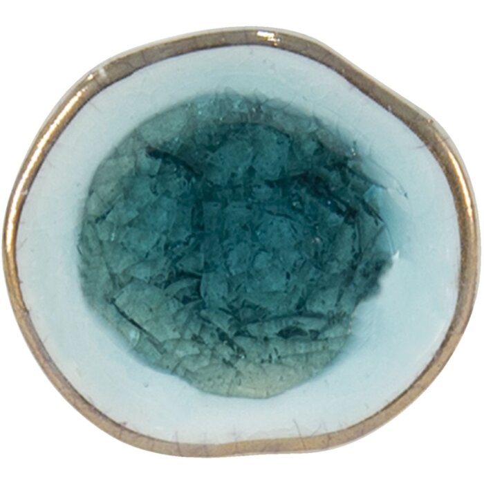 Clayre & Eef 64990 Дверная ручка синяя Ø 4 см