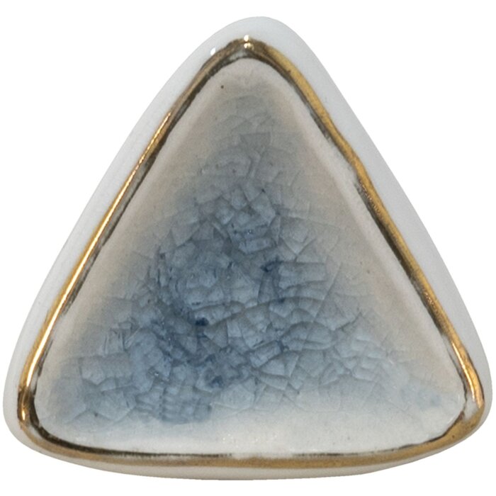 Clayre & Eef 65043 Дверная ручка синяя 5x5x7 см