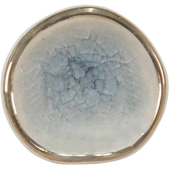 Clayre & Eef 65044 Дверная ручка синяя 4x4x7 см