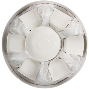 Clayre & Eef 6CE1441 Kaffeetasse mit Unterteller 6er...