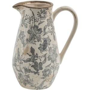 Clayre & Eef 6CE1444M Декоративный кувшин серый,...