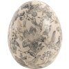 Clayre & Eef 6CE1451M Декоративное яйцо серое, бежевое Ø 11x14 см
